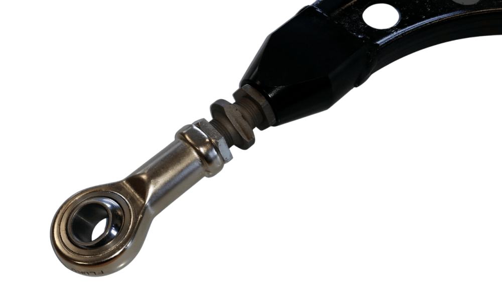 Wishbone uniball bearing front axle